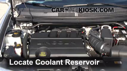 2012 Lincoln MKT 3.7L V6 Antigel (Liquide de Refroidissement) Vérifiez le niveau d'antigel